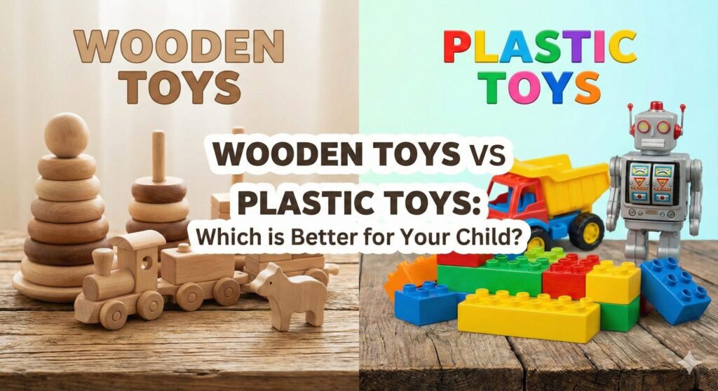 wooden toys vs plastic toys
