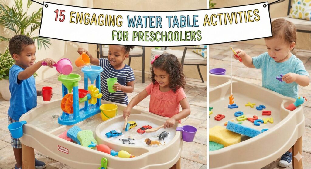 Water table activities for preschoolers